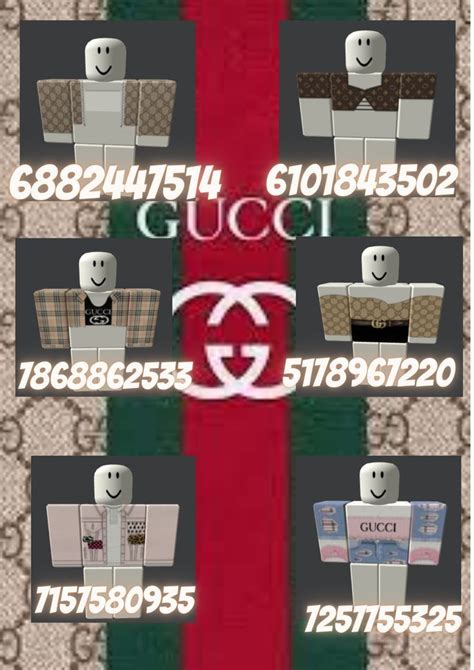 gucci roblox clothes id|Gucci robux shirts.